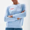JUMPER1234 Beach Crew in Pale Blue