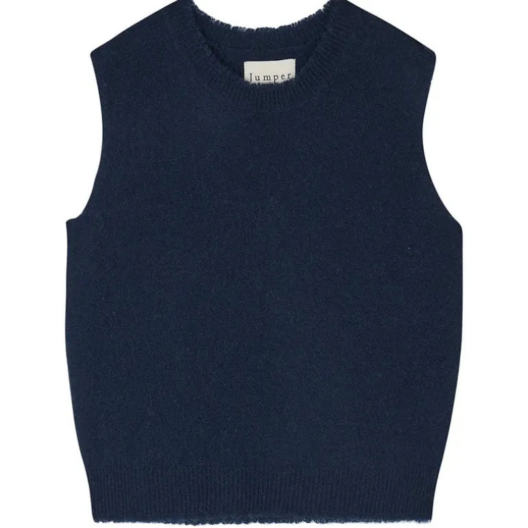JUMPER1234 Distressed Tank in Navy