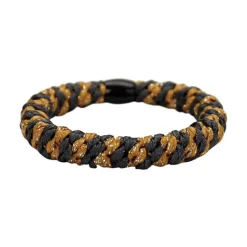 Kally Hair Elastic in Gold Curry Grey | Collen and Clare