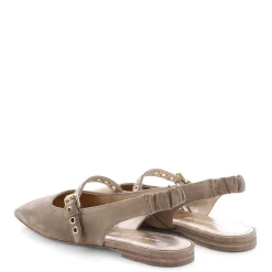 KENNEL & SCHMENGER Leila Slingback Ballet Flats in Nuts/Gold
