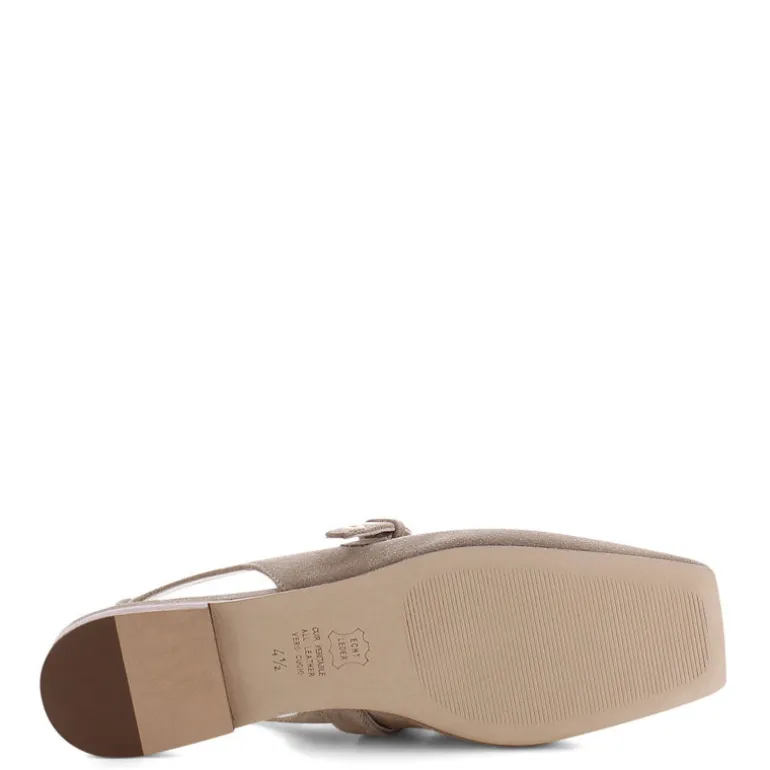 KENNEL & SCHMENGER Leila Slingback Ballet Flats in Nuts/Gold