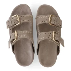 KENNEL & SCHMENGER Soda Sandals in Linen/Gold