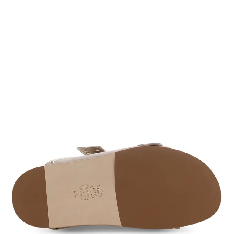 KENNEL & SCHMENGER Soda Sandals in Linen/Gold