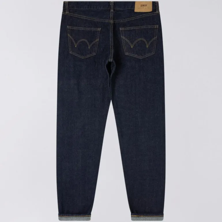 Kurabo Regular Tapered Jeans in Blue Rinsed | Collen and Clare