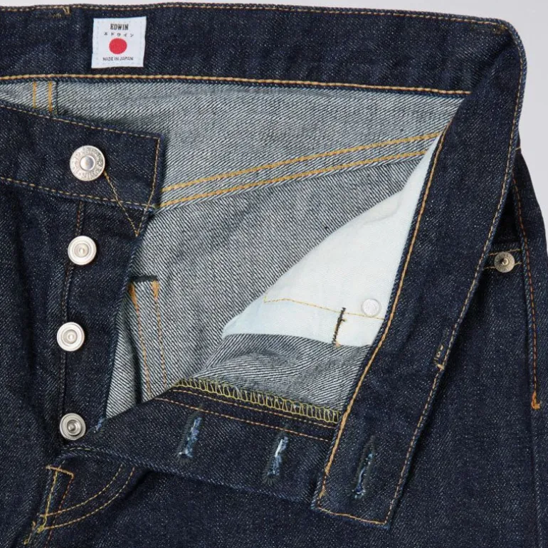 Kurabo Regular Tapered Jeans in Blue Rinsed | Collen and Clare