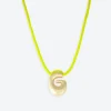 LA MOME BIJOU G Initial Joy Letter Necklace in Gold