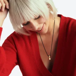 LA MOME BIJOU I initial Joy Letter Necklace in Gold