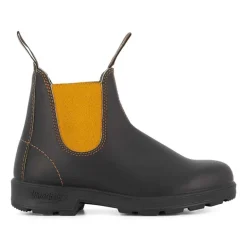 1919 Leather Boots in Brown/Mustard | Collen and Clare