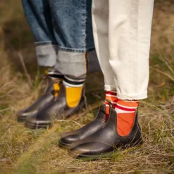 1918 Leather Boots in Brown/Terracotta | Collen & Clare
