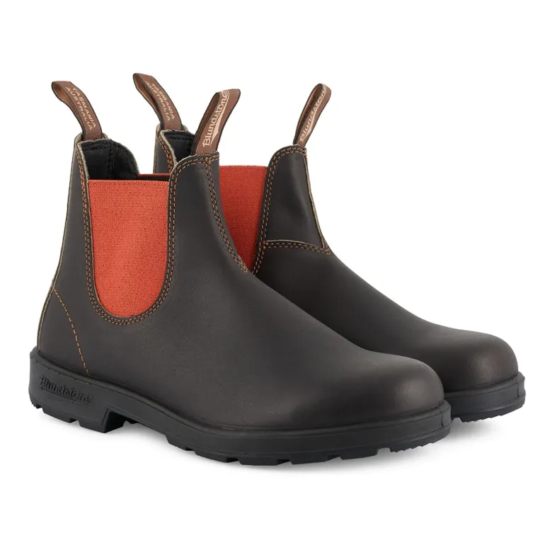1918 Leather Boots in Brown/Terracotta | Collen & Clare