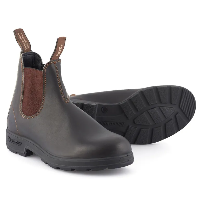 500 Leather Boots in Stout Brown | Collen & Clare