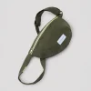 LES PENSIONNAIRES Organic Cotton Sling Bag in Caper Green