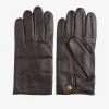LOAKE Shackleton Gloves in Brown Soft Leather