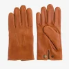 LOAKE Shackleton Gloves in Tan Soft Leather