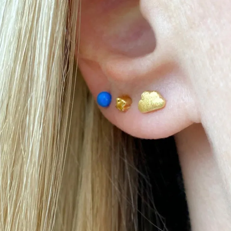LULU Copenhagen Cloud Earring in Gold
