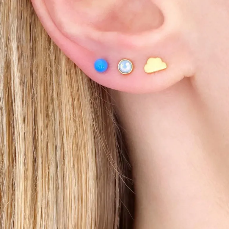 LULU Copenhagen Cloud Earring in Gold