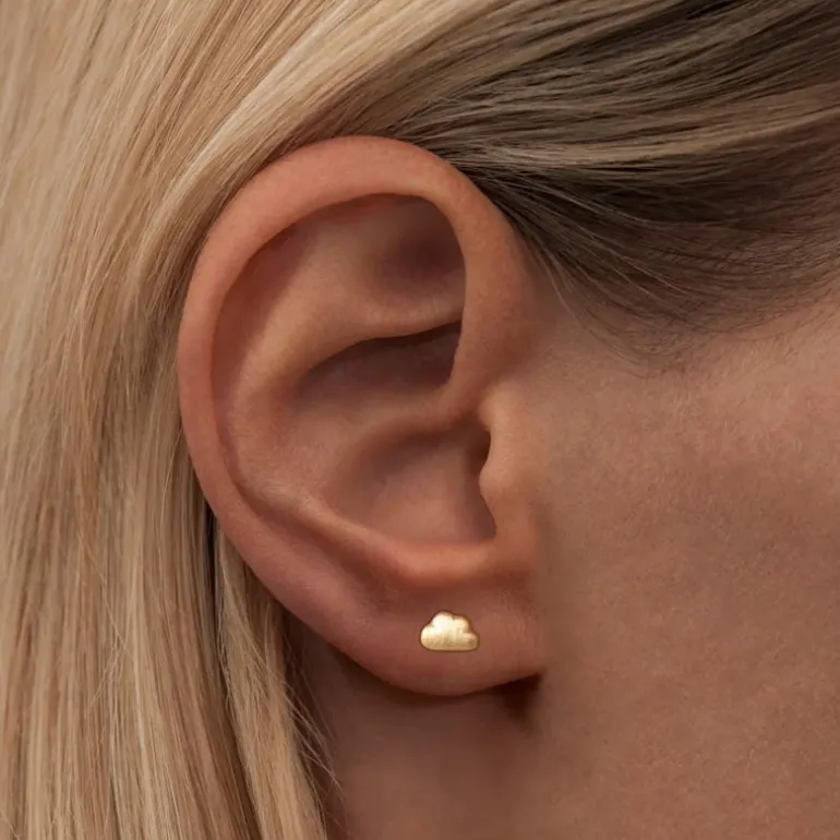 LULU Copenhagen Cloud Earring in Gold