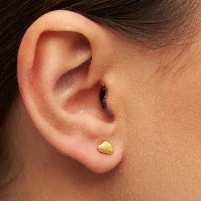 LULU Copenhagen Cloud Earring in Gold