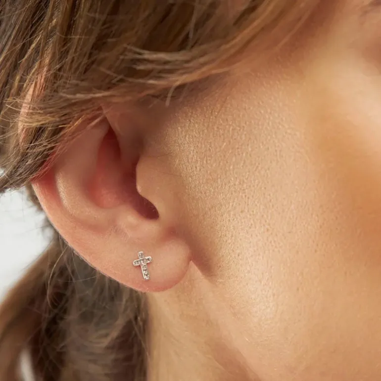 LULU Copenhagen Crystal Earring in Silver