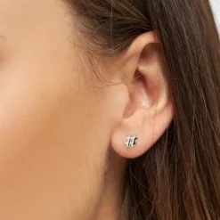 LULU Copenhagen Hashtag Earring 1 pcs in Silver