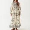 MAISON HOTEL Caroline Dress in Off White