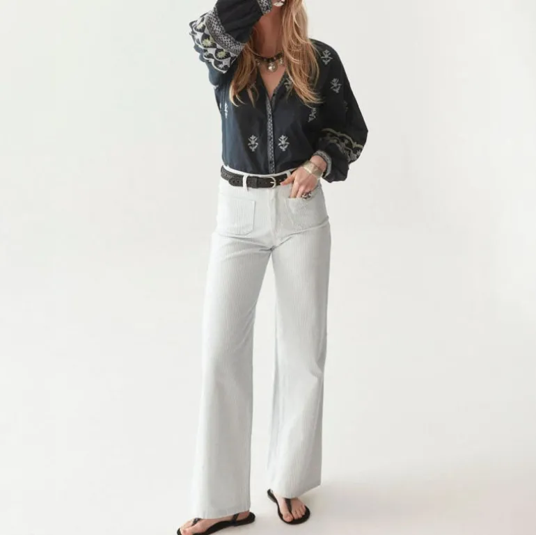 MAISON HOTEL Chandra Blouse in Midnight Wish