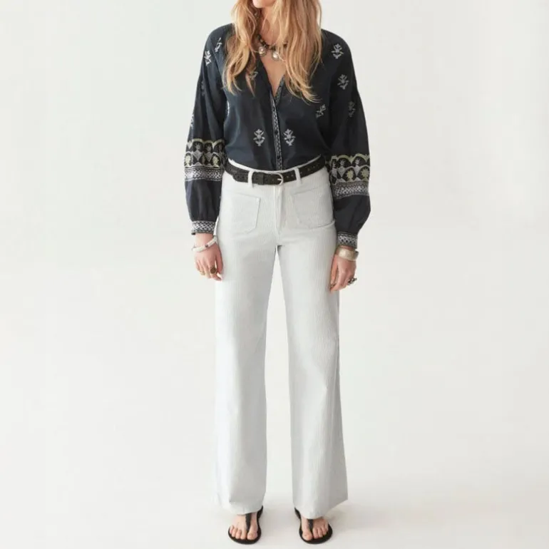 MAISON HOTEL Chandra Blouse in Midnight Wish
