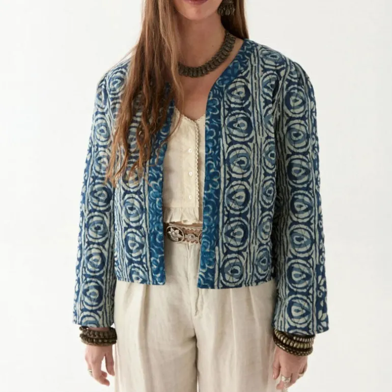 MAISON HOTEL Coti Jacket in Indigo Soul