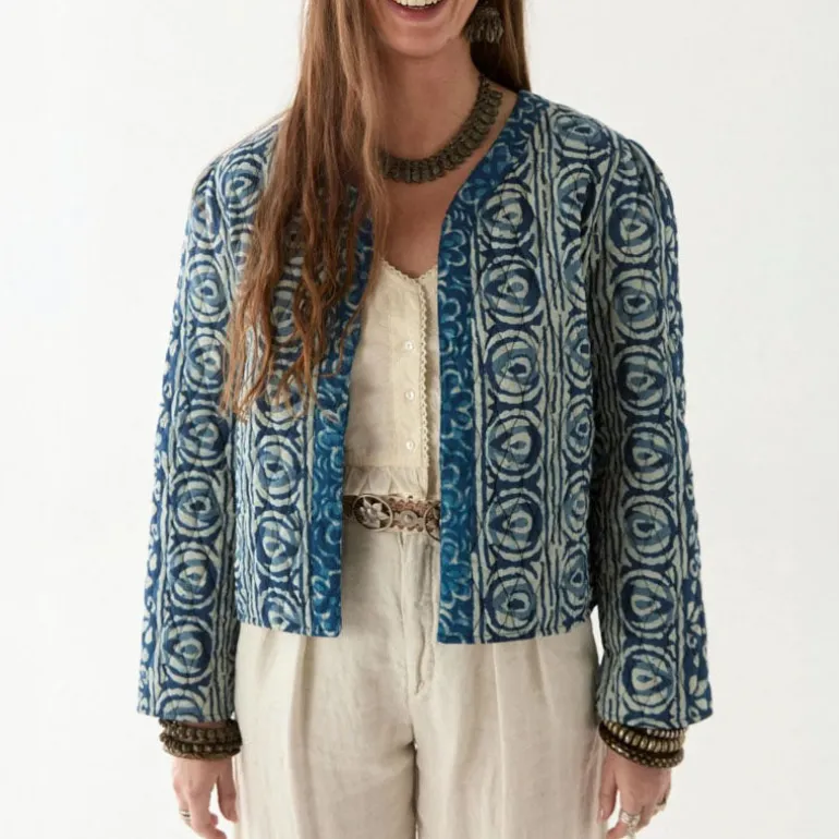 MAISON HOTEL Coti Jacket in Indigo Soul