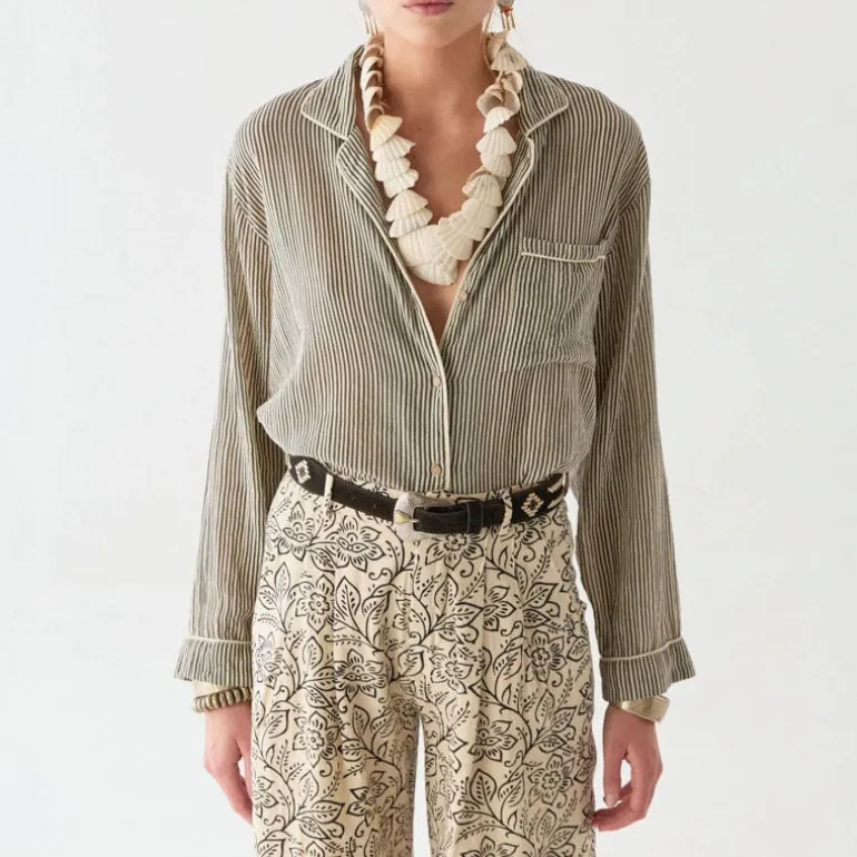 MAISON HOTEL Dodo Blouse in Marine