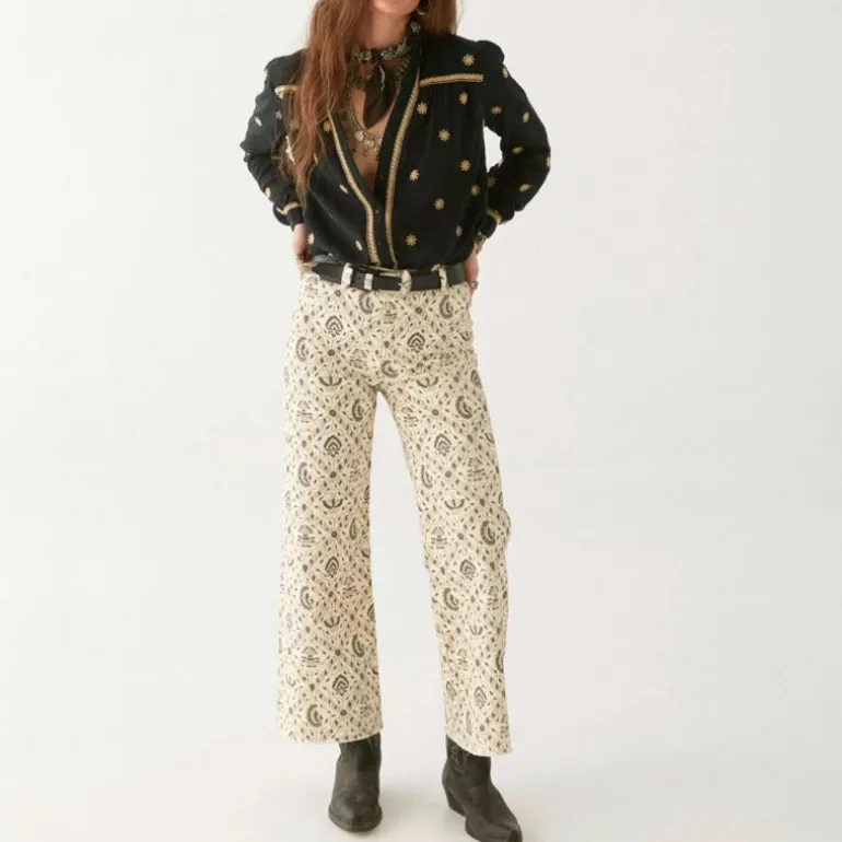 MAISON HOTEL Dylan Blouse in Starry Night