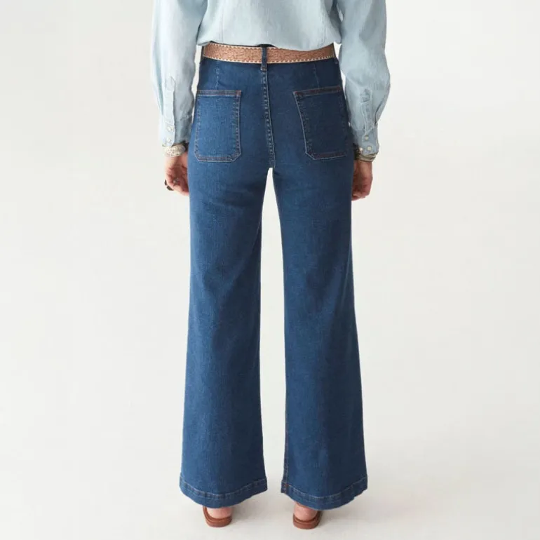 MAISON HOTEL Edna Jeans in Dark Denim