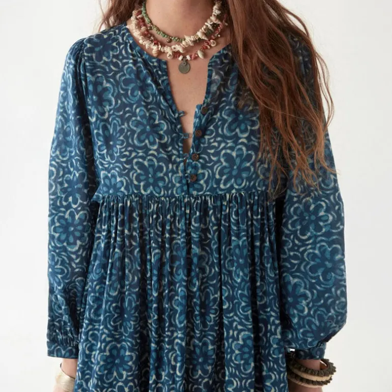 MAISON HOTEL Eileen Dress in Indigo Soul