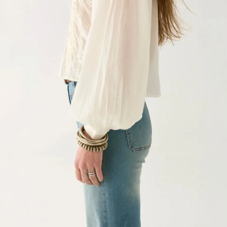 MAISON HOTEL Ludovica Blouse in Pearl