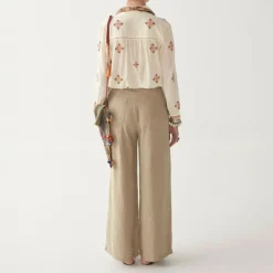 MAISON HOTEL Marisa Trousers in Dessert