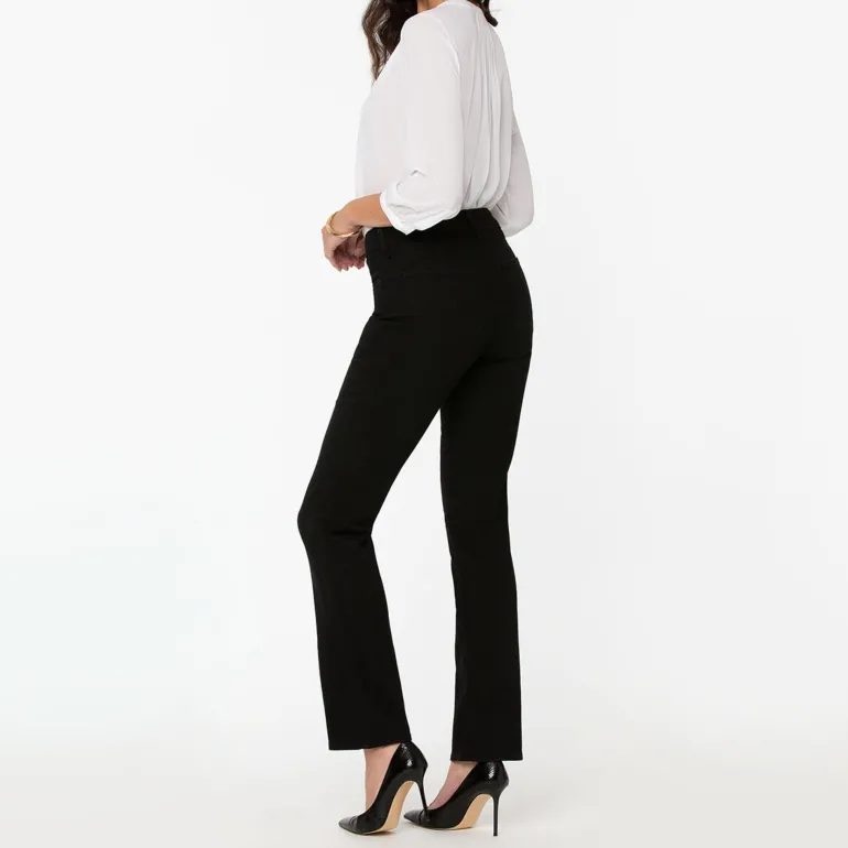 Marilyn Straight Leg Jeans in Black | Collen and Clare