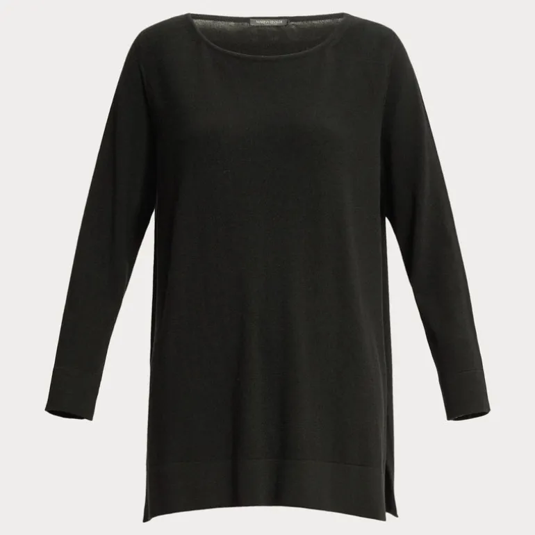 MARINA RINALDI Aly Wool Jumper in Black