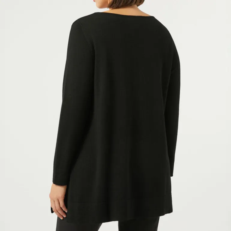 MARINA RINALDI Aly Wool Jumper in Black