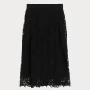 MARINA RINALDI Etruria Knitted Skirt in Black