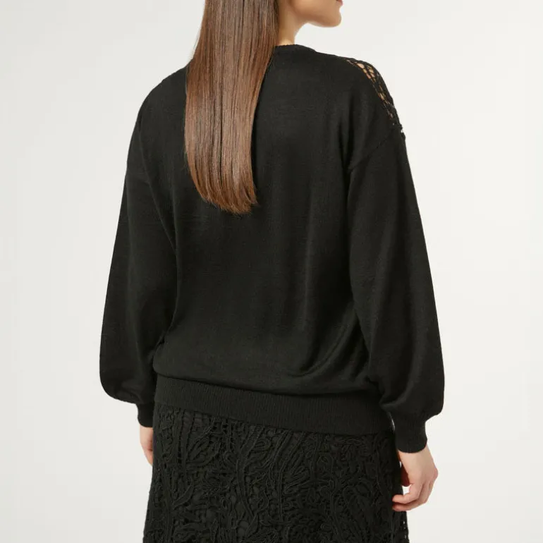 MARINA RINALDI Lolly Top in Black