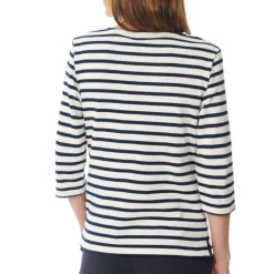 Marina Sailor Stripe Top in Marine/White | Collen and Clare