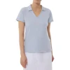 MOUSQUETON Flammen Jersey T Shirt in Light Blue