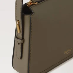 Mulberry Clovelly Pouch MCG in Linen Green