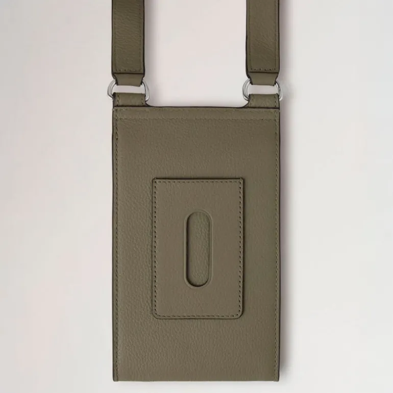 MULBERRY Mini Antony Pouch SCG in Linen Green