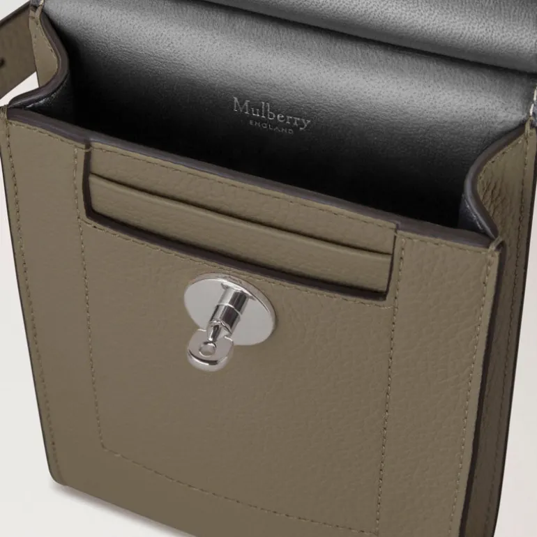 MULBERRY Mini Antony Pouch SCG in Linen Green
