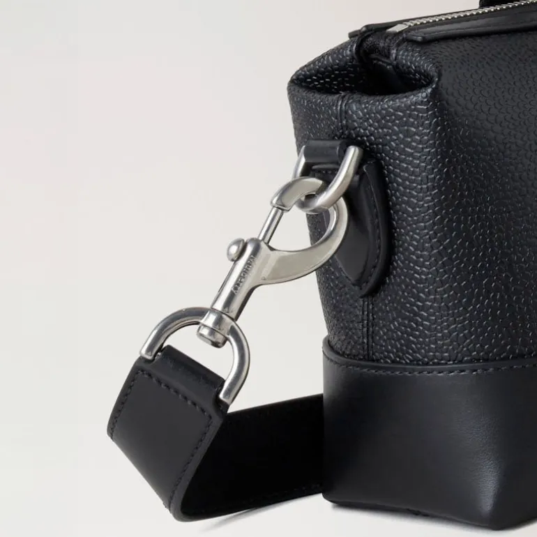 Mulberry Mini Crossbody Clipper Eco Scotchgrain in Black