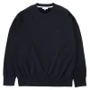 NORSE PROJECTS Marten Relaxed Organic Raglan Light Sweatshirt in Dark