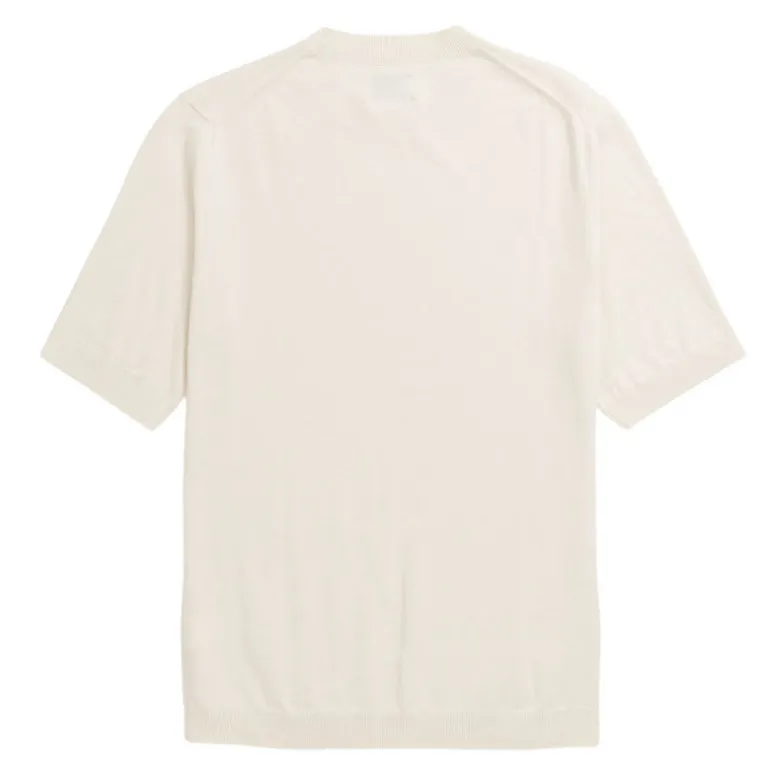 NORSE PROJECTS Rhys Cotton Linen T Shirt in Kit White