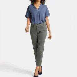 NYDJ Margot Girlfriend Jeans in Vine Leaf