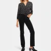 NYDJ Marilyn Straight Leg Corduroy Jeans in Black